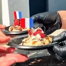 Catering waffle presentation 2